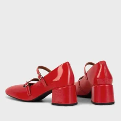 Addison Mary-Jane Pump - Red