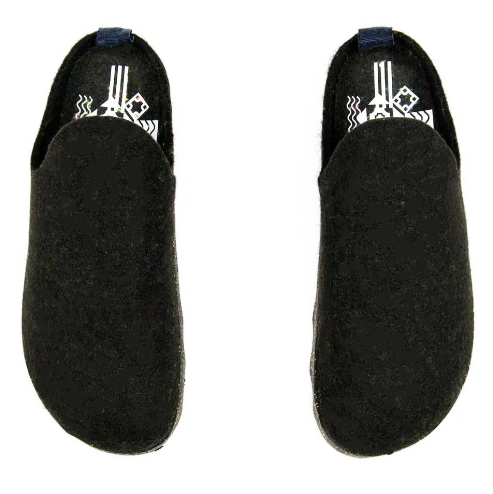 Asportuguesas Men Mule Slipper - Black