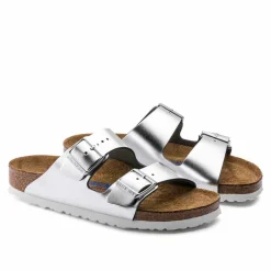 Birkenstock Arizona SFB Sandal for Women - Silver