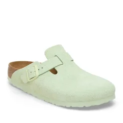 Birkenstock Boston SFB for Women - Faded Lime