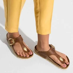 Birkenstock Gizeh Big Buckle - Cognac