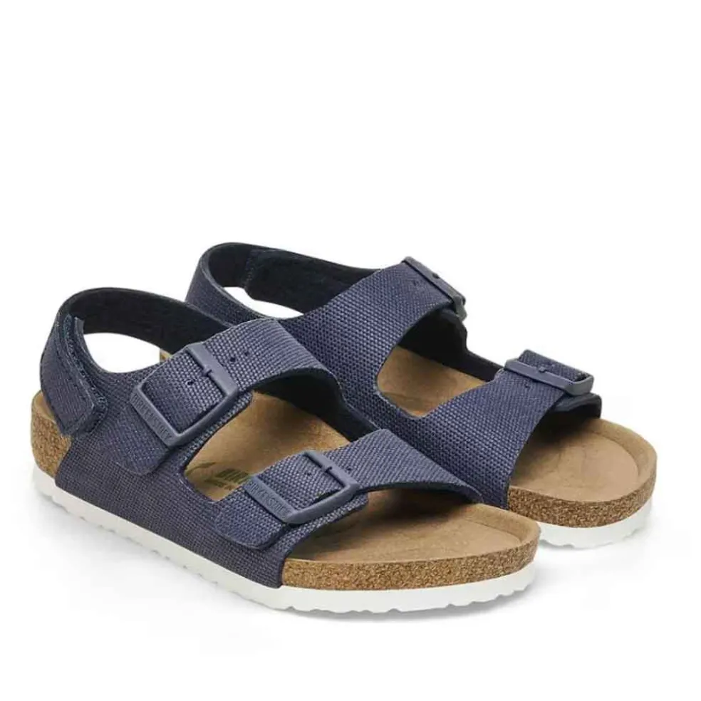 Birkenstock Kids Milano Canvas - Navy