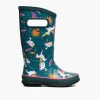 Bogs Rainboot Unicorn Swan - Teal/Multi