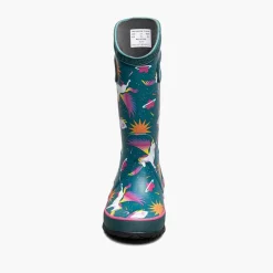 Bogs Rainboot Unicorn Swan - Teal/Multi