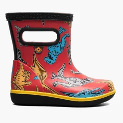 Bogs Skipper II Super Dino - Cherry