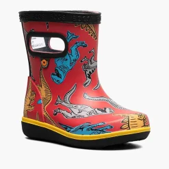 Bogs Skipper II Super Dino - Cherry
