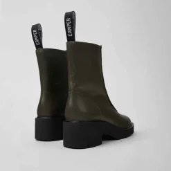 Camper Milah Front Zip Boot - Green