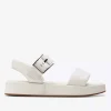 Clarks Alda Strap Sandal - White