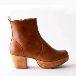 Fortress Charli Platform Bootie - Brown