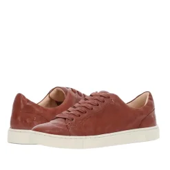 FRYE Ivy Low Lace Sneaker - Cognac