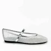 Grace Perth Mesh Flat - Silver