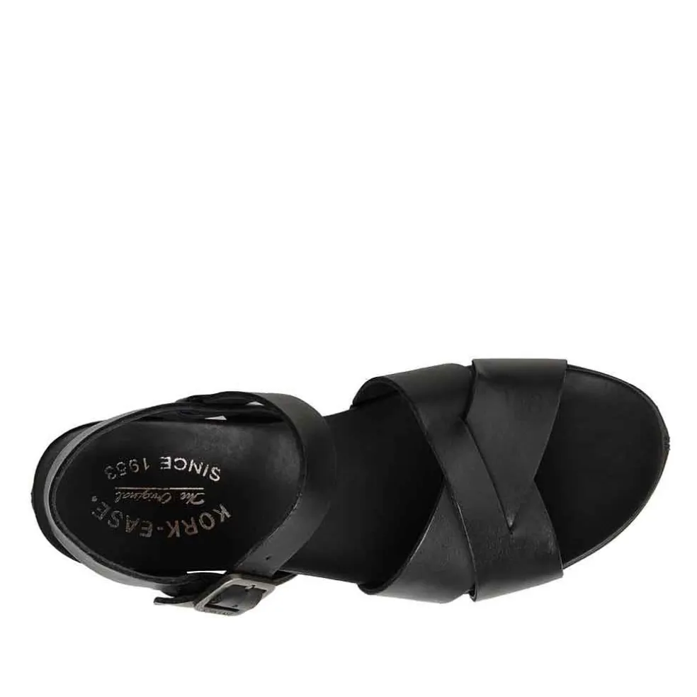 KorkEase Myrna II Sandal - Black