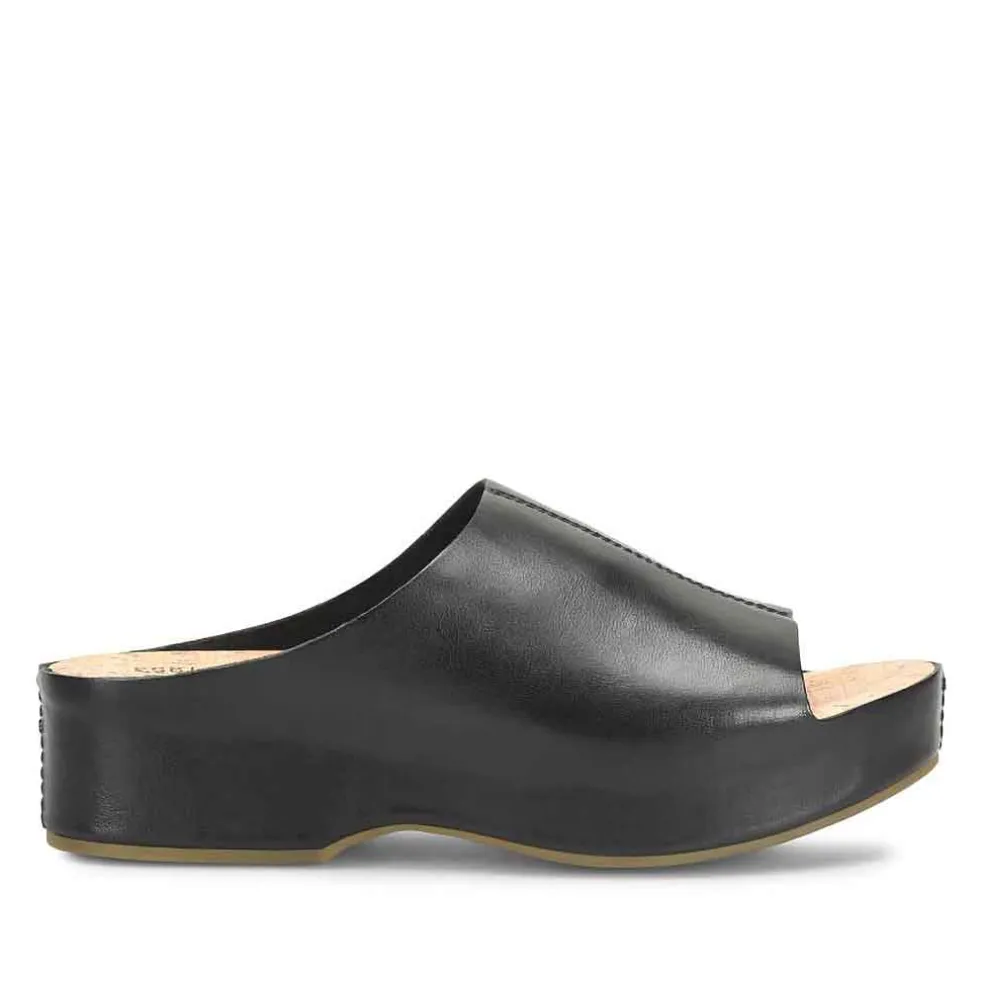 KorkEase Yazmin Slide Sandal - Black
