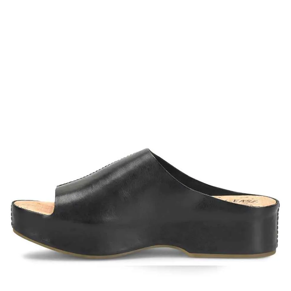 KorkEase Yazmin Slide Sandal - Black