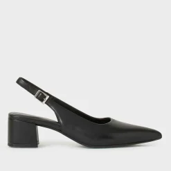 Marta Slingback Pump - Black