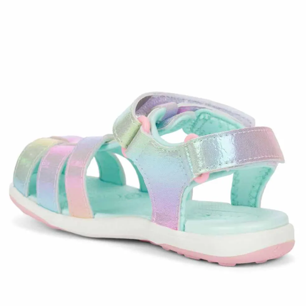 See Kai Run Paley Sandal - Silver Rainbow