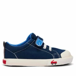 See Kai Run Stevie II Sneaker - Blue Canvas