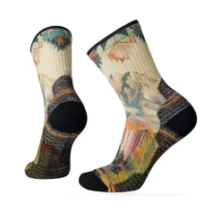 Smartwool Hike Light Cushion Womens Crew Socks- Mountain Print