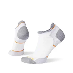 Smartwool Womens Run Zero Cushion Ankle Sock - White