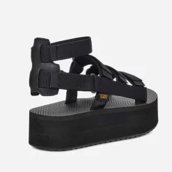 Teva Mevia Platform Sandal - Black