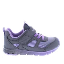 Tsukihoshi Streak Sneaker Child - Ash/Purple