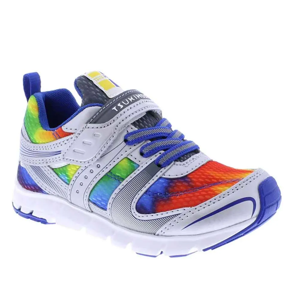 Tsukihoshi Velocity Sneaker Child - Silver/Multi