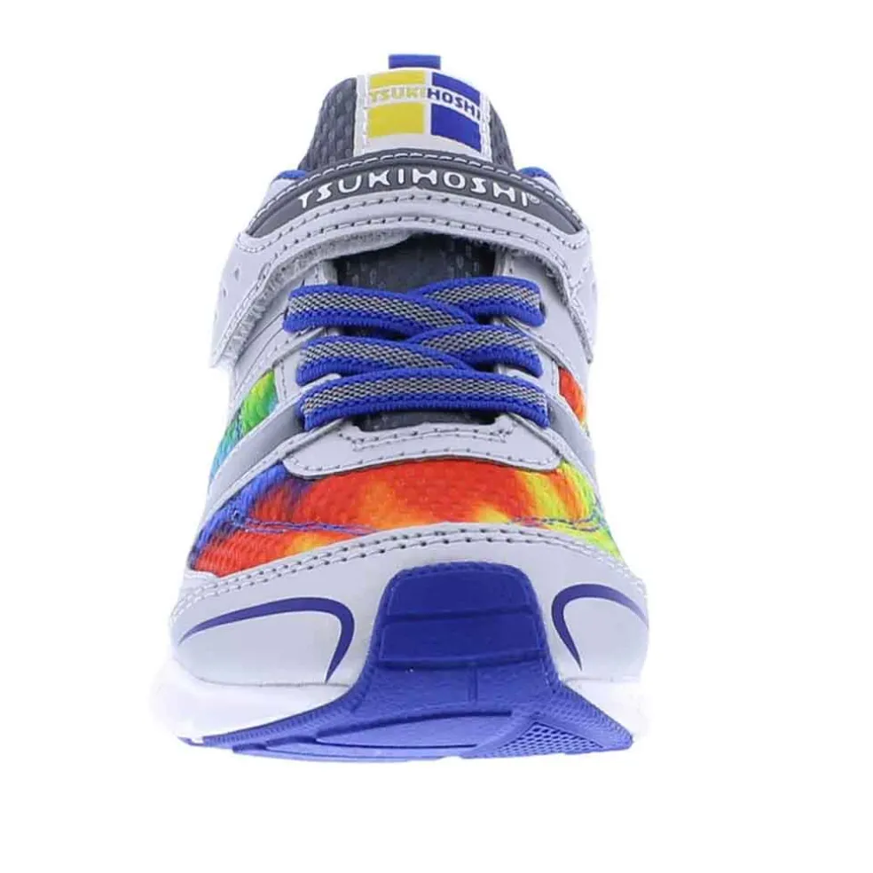 Tsukihoshi Velocity Sneaker Child - Silver/Multi
