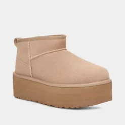 UGG Classic Ultra Mini Platform Boot for Women - Sand