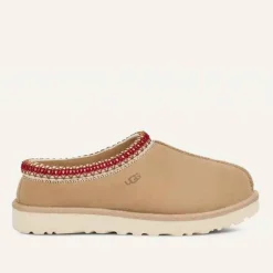 UGG Tasman Slipper - Sand/Dark Cherry