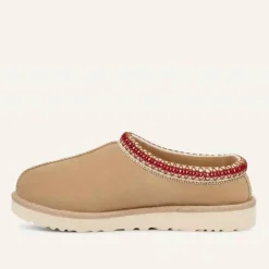 UGG Tasman Slipper - Sand/Dark Cherry