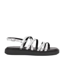 Vagabond Shoemakers Connie Strappy Sandal - Silver