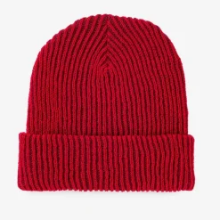 Verloop Simple Rib Knit Beanie - Ruby Red