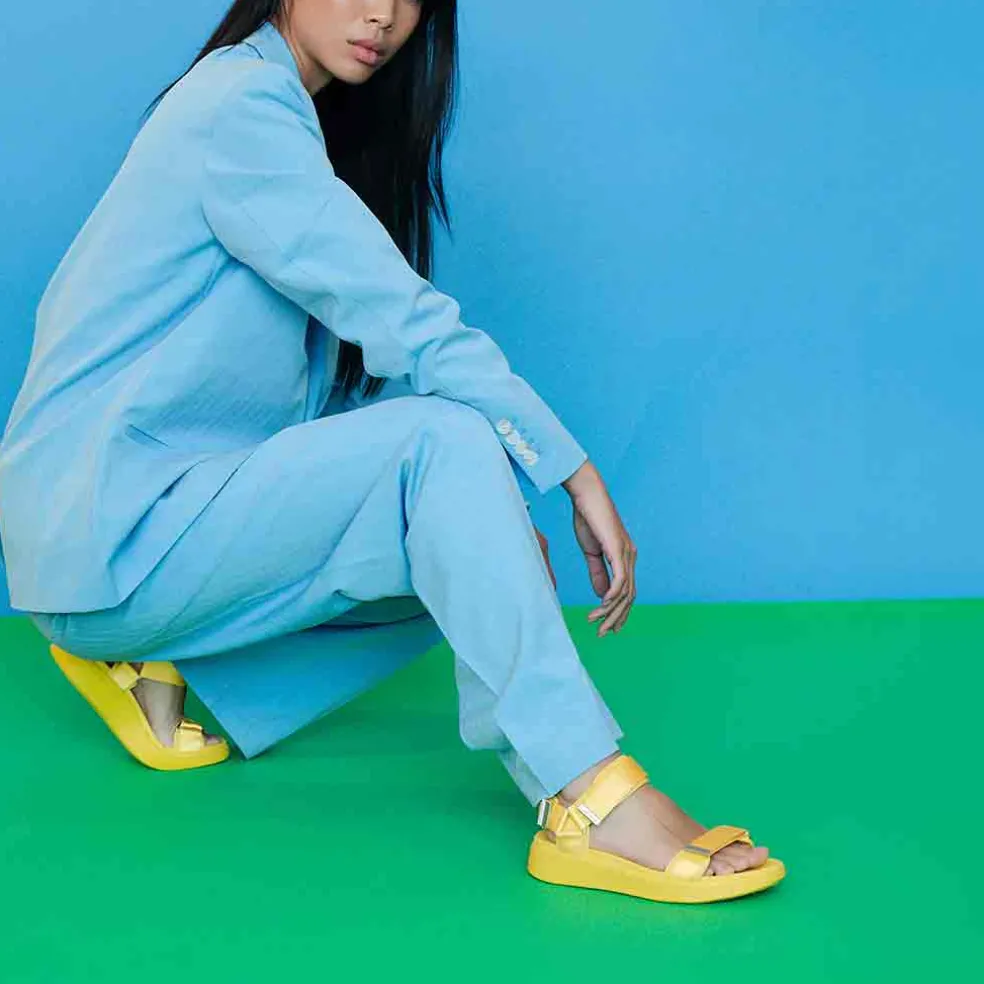 Woden Line Fruit Sandal - Yellow