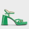 Wonders Love Strappy Heel - Jade