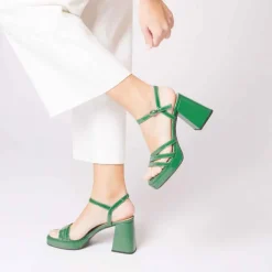 Wonders Love Strappy Heel - Jade