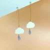 Yellow Dots Studio - Rainy Cloud Earrings